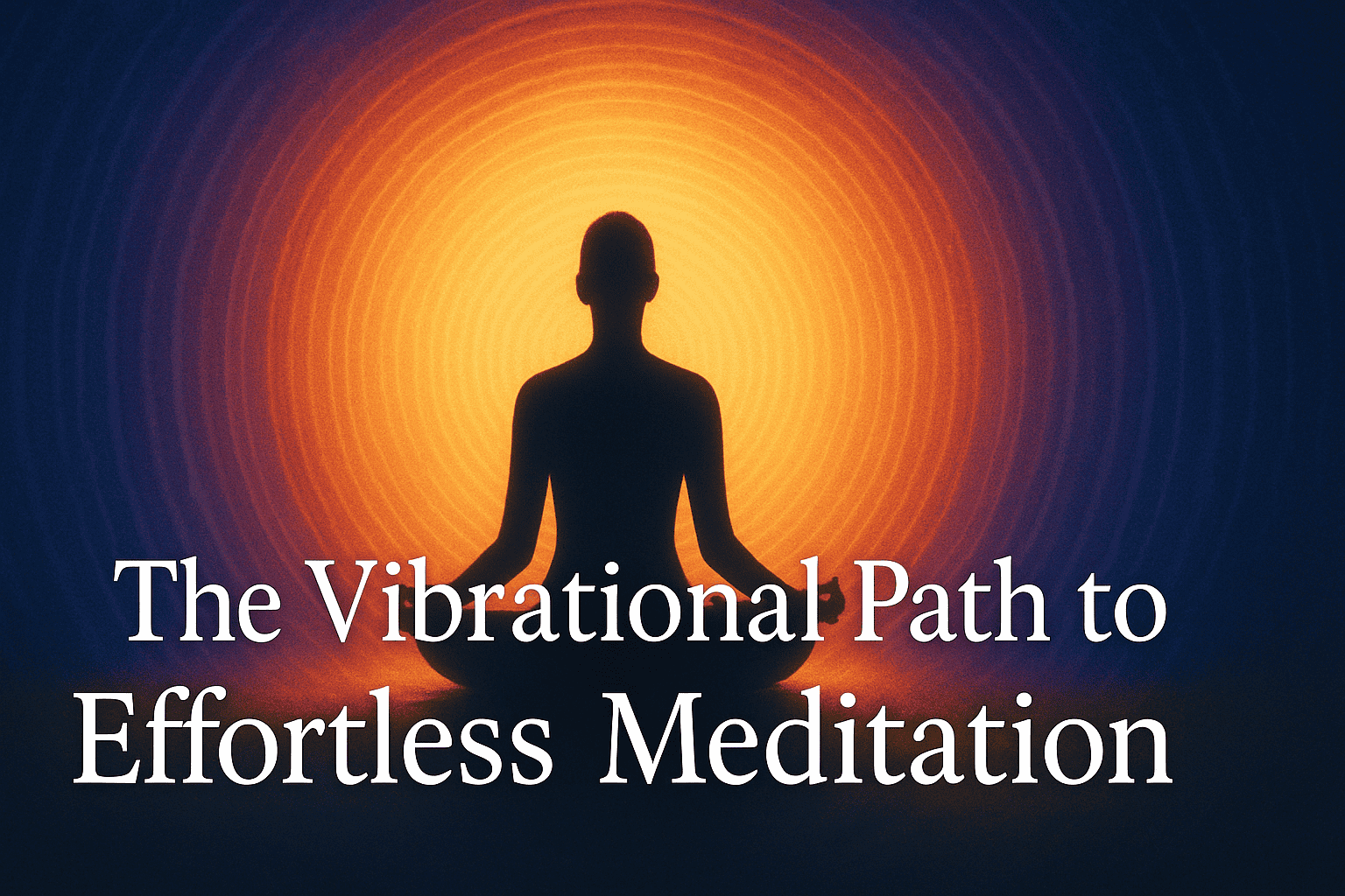 Beyond Meditation as Technique