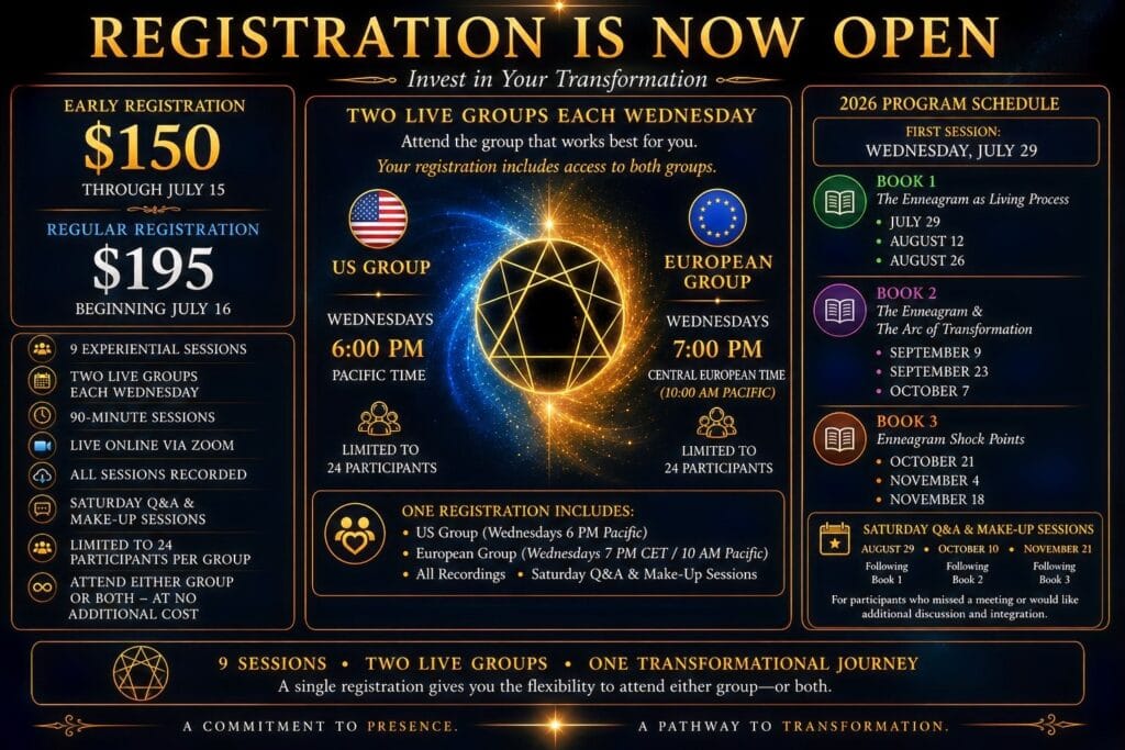 registration enneagram group